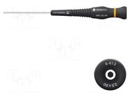 Screwdriver; precision; 6-angles socket; HEX 2.5mm; ESD BERNSTEIN