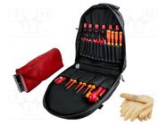 Kit: for assembly work; insulated; bag; 35pcs. BERNSTEIN