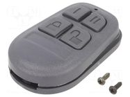Enclosure: for remote controller; IP20; X: 36mm; Y: 58mm; Z: 13mm MASZCZYK