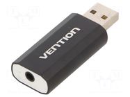 PC extension card: sound; PnP; black; aluminium; Support: CTIA VENTION