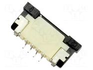 Connector; PIN: 4; ZIF FFC; 1mm; Type: top contacts Riverdi