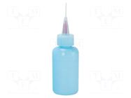 Cleanroom acces: dosing bottles; blue (bright); polyurethane ANTISTAT