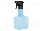 Tool: dosing bottles; blue (bright); polyurethane; 473ml ANTISTAT