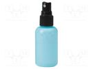 Tool: dosing bottles; blue (bright); polyurethane; 59ml; 1÷10GΩ ANTISTAT