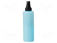 Cleanroom acces: dosing bottles; 236ml; dissipative; ESD; 1÷10GΩ ANTISTAT