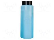 Cleanroom acces: dosing bottles; blue (bright); polyurethane ANTISTAT