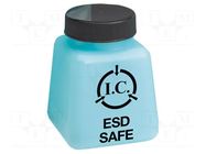 Cleanroom acces: dosing bottles; 113ml; dissipative; ESD; 1÷10GΩ ANTISTAT