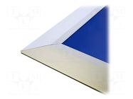 Cleanroom acces: adhesive mat frame; Thk: 76mm; Dim: 1067x1067mm ANTISTAT