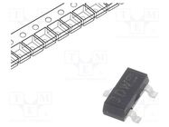 Transistor: PNP; bipolar; 65V; 0.1A; 250mW; SOT23,TO236AB 