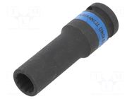 Socket; 12-angles,socket spanner,impact; 13mm; 1/2"; long KING TONY