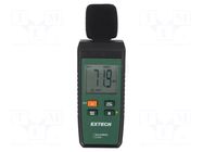 Meter: sound level; LCD; Sound level: 30÷130dB; 0.0315÷8kHz; 85g EXTECH