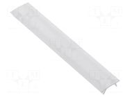 Cover for LED profiles; white; 1m GTV Poland