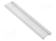 Cover for LED profiles; transparent; 1m GTV Poland
