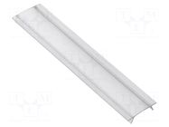 Cover for LED profiles; transparent; 1m GTV Poland