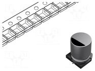 Capacitor: electrolytic; SMD; 47uF; 50VDC; Ø6.3x7.7mm; ±20%; VS CHANGZHOU HUAWEI ELECTRONIC