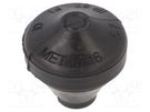 Grommet; elastomer thermoplastic TPE; black; 5÷7mm; IP67; MET-M HT HI TECH POLYMERS