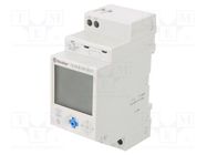 Programmable time switch; Range: 1min÷7days; DPDT; 110÷230VAC FINDER