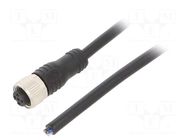 Cable: for sensors/automation; M12; PIN: 5; straight; 20m; plug ABB