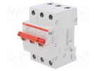 Switch-disconnector; Poles: 3; for DIN rail mounting; 25A; 415VAC ABB
