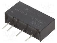 Converter: DC/DC; 1W; Uin: 2.97÷3.63V; Uout: 15VDC; Iout: 67mA; SIP7 AIMTEC