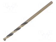 Drill bit; for metal; Ø: 2mm; high speed steel PROLINE