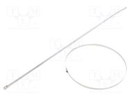 Cable tie; L: 680mm; W: 7.9mm; stainless steel AISI 304; 1500N BM GROUP