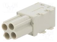 Connector: HDC; module; female; Han-Modular® Domino; PIN: 4 HARTING