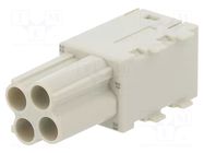 Connector: HDC; module; female; Han-Modular® Domino; PIN: 4; Han E® HARTING