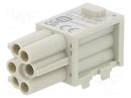 Connector: HDC; module; female; Han-Modular® Domino; PIN: 6 HARTING