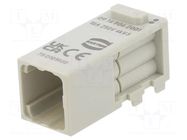 Connector: HDC; module; male; Han-Modular® Domino; PIN: 6; Han D® HARTING