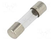 Fuse: fuse; 1A; 250VAC; quick blow; glass; 5x20mm; bulk OPTIFUSE