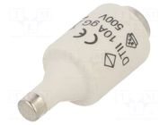Fuse: fuse; 10A; 500VAC; gG,time-lag; DII HAGER