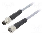 Cable: for sensors/automation; M8; PIN: 3; straight; 5m; plug; 60VDC FESTO