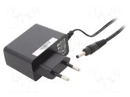 Power supply: switching; mains,plug-in; 12VDC; 0.5A; 6W; 78.88% POS