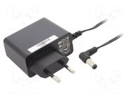 Power supply: switching; mains,plug-in; 12VDC; 0.5A; 6W; 78.88% POS