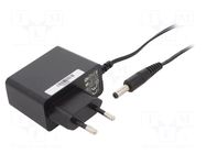 Power supply: switching; mains,plug-in; 12VDC; 0.5A; 6W; 78.88% POS