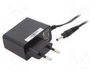 Power supply: switching; mains,plug-in; 12VDC; 1A; 12W; 82.96% POS