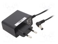 Power supply: switching; mains,plug-in; 12VDC; 1A; 12W; 82.96% POS