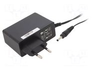 Power supply: switching; mains,plug-in; 12VDC; 2A; 24W; 86.2%; POSC POS