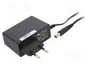 Power supply: switching; mains,plug-in; 12VDC; 2A; 24W; 86.2%; POSC POS