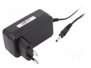 Power supply: switching; mains,plug-in; 12VDC; 2A; 24W; 86.2%; POSC POS