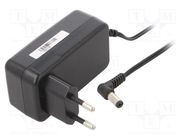 Power supply: switching; mains,plug-in; 12VDC; 2A; 24W; Plug: EU POS