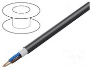 Wire: mains; BiTinstal H; 2x1.5mm2; Insulation: LSZH; Colour: black BITNER