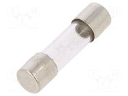 Fuse: fuse; 3A; 250VAC; quick blow; cylindrical,glass; 5x20mm; FSK SCHURTER