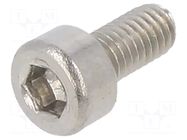 Screw; M3x6; 0.5; Head: cheese head; hex key; HEX 2.5mm; DIN 912 KRAFTBERG