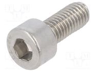 Screw; M5x12; 0.8; Head: cheese head; hex key; HEX 4mm; DIN 912 KRAFTBERG