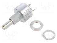 Potentiometer: shaft; single turn; 4.7kΩ; 3W; ±10%; 6mm; linear VISHAY