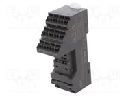 Relays accessories: socket; PIN: 14; for DIN rail mounting 