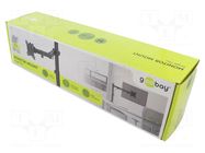 Holder; 8kg; 17÷32"; Arm len: 454mm; Standard: 75x75mm,100x100mm Goobay