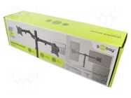 Holder; 8kg; 17÷32"; Arm len: 454mm; Standard: 75x75mm,100x100mm Goobay